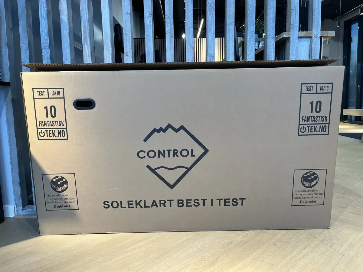 Control-eske merket «Soleklart best i test»